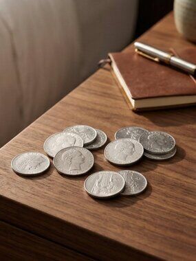 Lot Of 17 Vintage Italian 100 Lira Coins